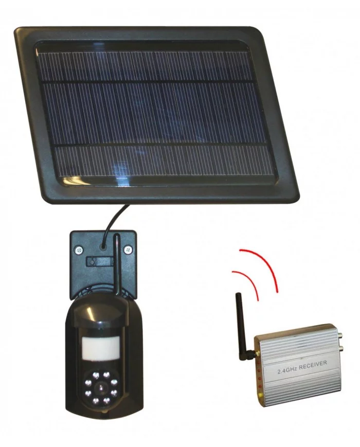 Camera de surveillance sans fil solaire GUARD TRONIC - GTW1C-SOL :...