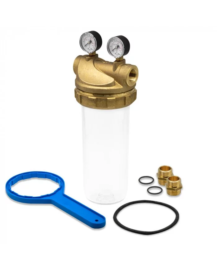 Filtre pro seul laiton et manomètres - Atlas Filtr VITAL - 7910004...