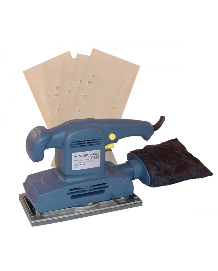 Ponceuse vibrante 280W 115x230mm - Elem Technic ELEM Technic - PV4...