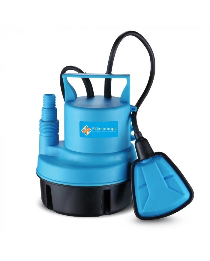 Pompe vide caves pour eaux claires 200W équipée d un flotteur - Ekk...