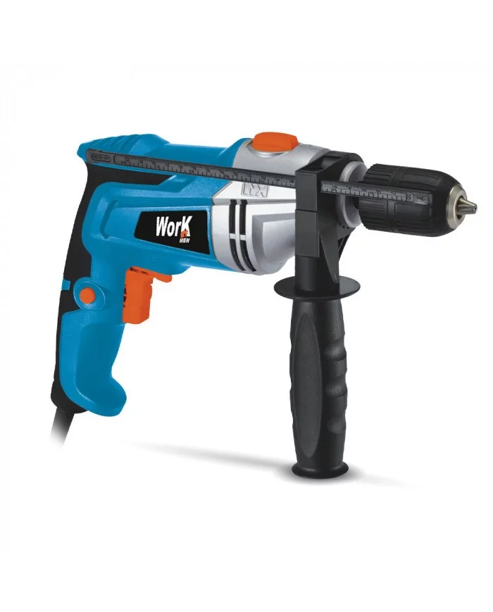 Perceuse percussion 750W Keyless - Mandrin 13mm WORK MEN - WPP750B...