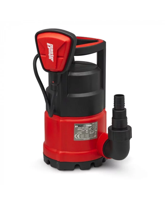 Pompe vide caves eaux claires 400W avec flotteur - Master Pumps MAS...