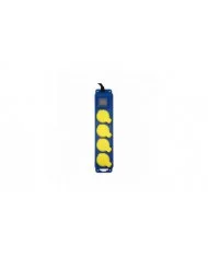 Bloc 4 prises étanche + interrupteur - 3x1.5mm² I-WATTS - I-B4PE07...
