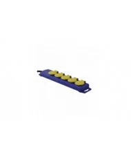 Bloc 5 prises étanche - 3x1.5mm² - I-Watts I-WATTS - I-B5PE07 : El...