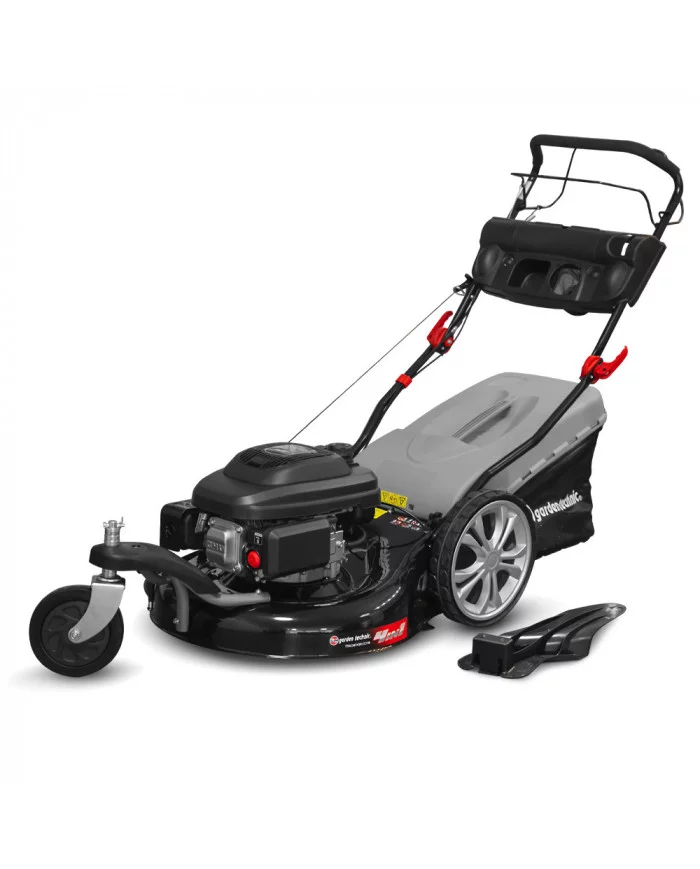 Tondeuse thermique tractée 3 roues 196cc - 55cm - Elem Garden ELEM ...
