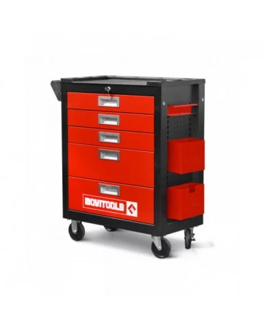 Servante d'atelier 5 tiroirs + accessoires - Movitools MOVITOOLS - ...