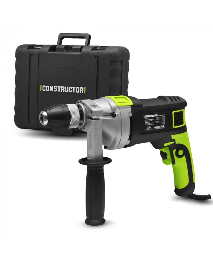 Perceuse à percussion 850W mandrin auto. 13mm CONSTRUCTOR - CTID85...