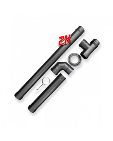 Kit installation poele a pellets - Warm Tech WARM TECH - PAP-ACC9T...