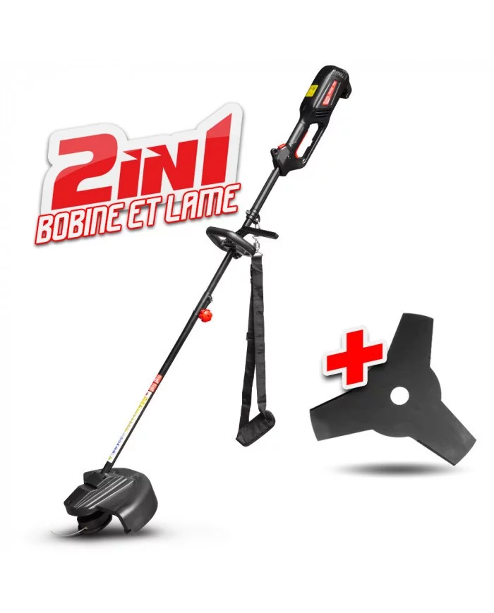 Débroussailleuse électrique 1200W avec bobine et lame 3 dents - Ele...