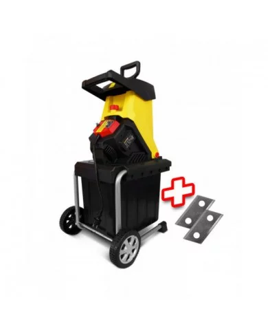 Broyeur de végétaux électrique 2500W - Gardeo GARDEO Pro - GBV2502...