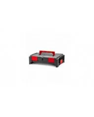 Boîte à outils empilable en plastique 46.4x33.5x14.2cm - Constructo...