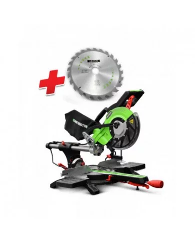 Scie onglets radiale 1800w-210mmavec laser et double inclinaison - ...