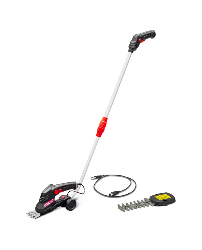Cisaille - taille haies 3.6V lithium + manche - Batterie et chargeu...