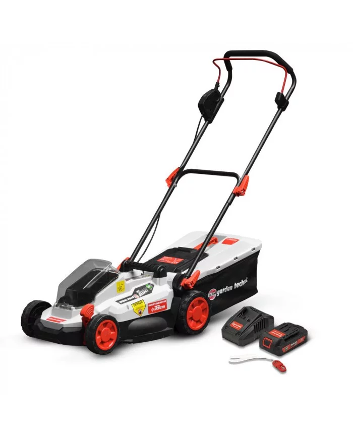 Tondeuse rechargeable 20V - Largeur de coupe 33 cm - Batterie et ch...