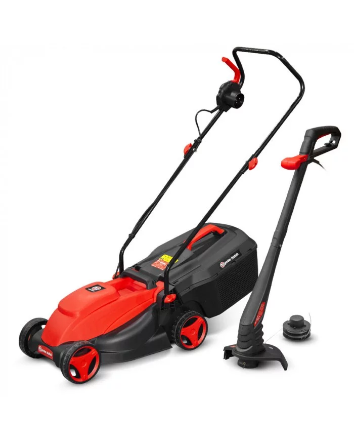 Tondeuse 1300W + coupe bordures 250W ELEM Garden Technic - TDE3213...