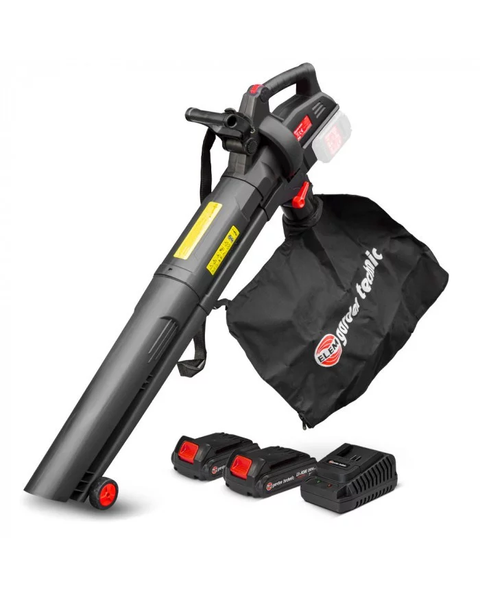 Aspirateur souffleur broyeur rechargeable 2x20V livré avec batterie...