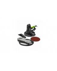Ponceuse plâtre 1220W - 225mm avec sac récupérateur et 8 abrasifs -...