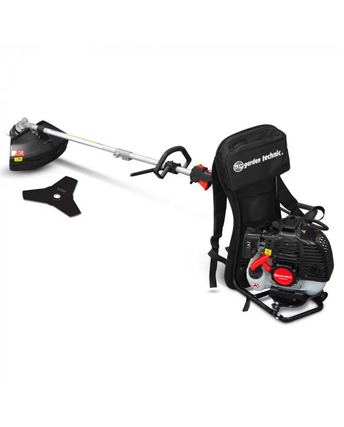 Débroussailleuse thermique dorsale 52CC - Lame + fils - Elem garden...