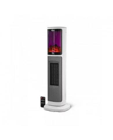Radiateur céramique 2000W avec effet flamme - Warm Tech WARM TECH -...