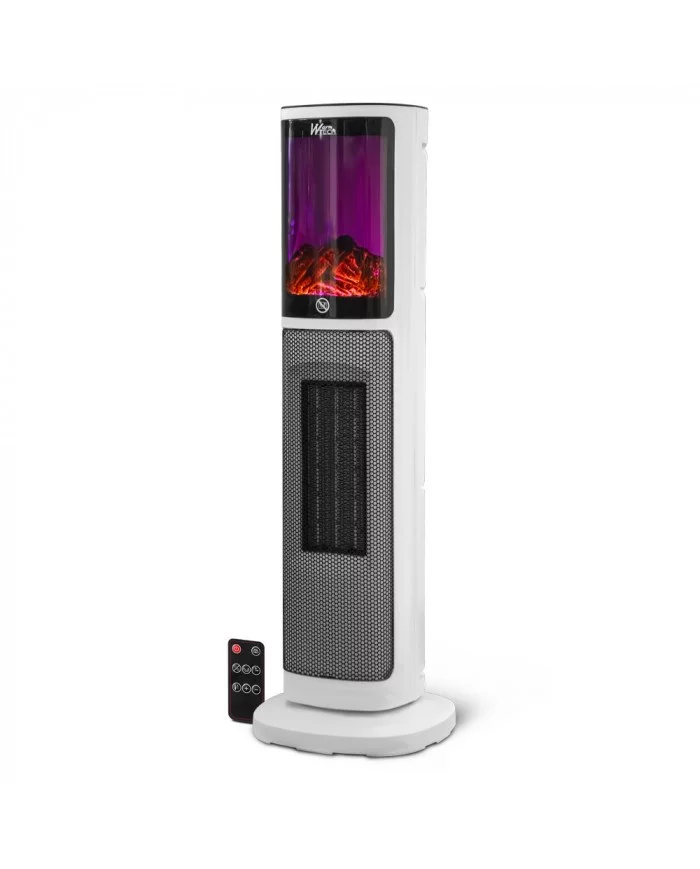 Radiateur céramique 2000W avec effet flamme - Warm Tech WARM TECH -...
