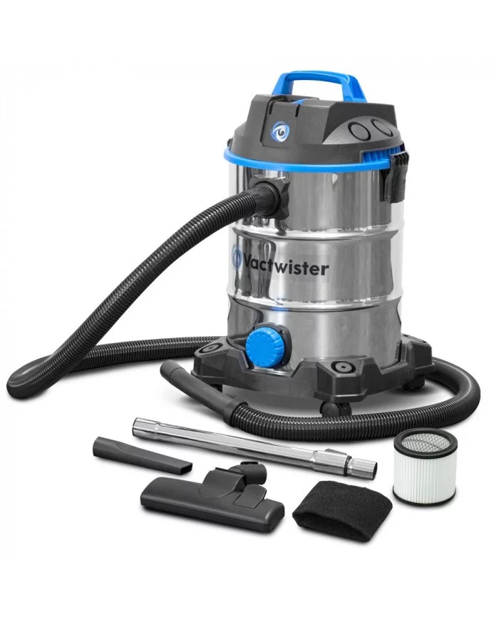Aspirateur eau et poussières 1400W - 30L inox - 18 Kpa avec souffle...