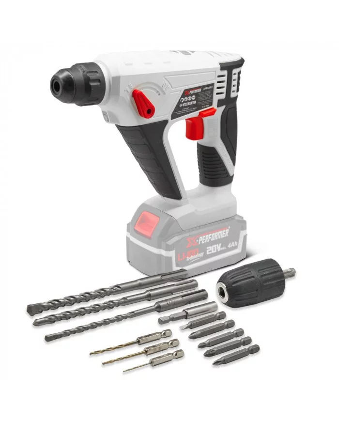Marteau perforateur sans fil 20V livré sans batterie - X-Performer ...