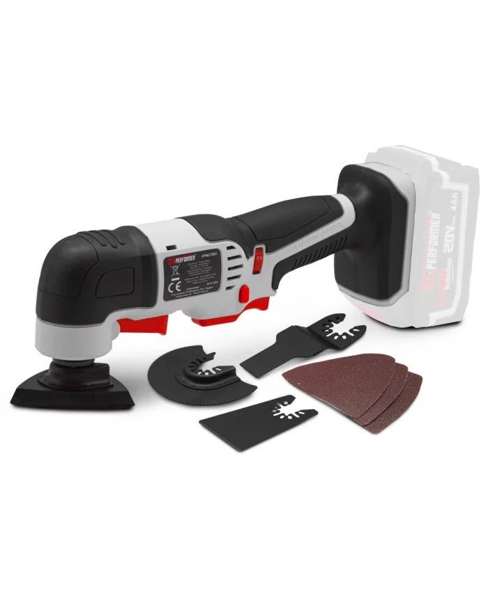 Outil multifonctions sans fil 20V + accessoires - Livré sans batter...