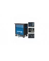 Servante d'atelier 3 tiroirs + espace de rangement + accessoires - ...