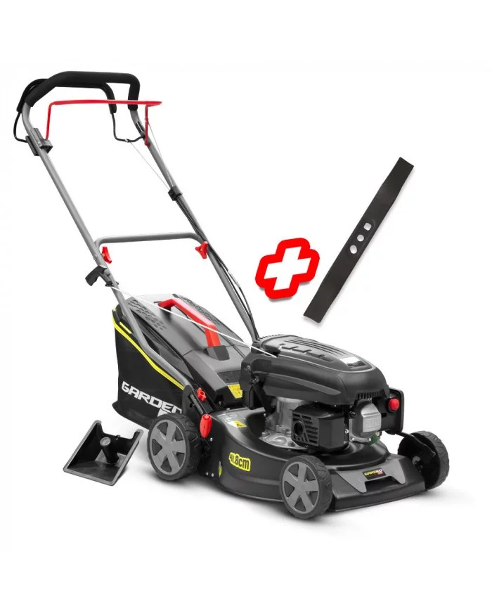 Tondeuse thermique autotractée 144.3cc - 41.8cm livrée avec 2 lames...