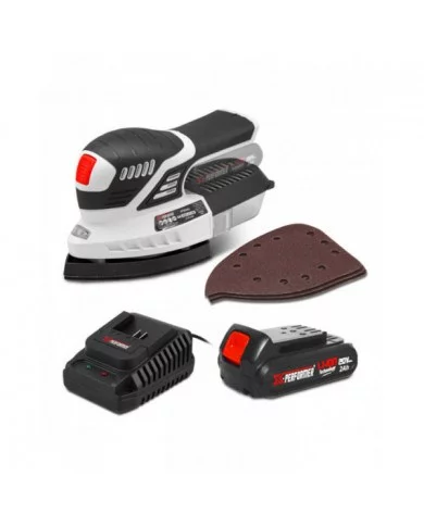 Ponceuse triangulaire 20V max avec batterie 2Ah X PERFORMER X-PERF...