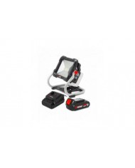 Projecteur de chantier rechargeable 20V avec batterie 2Ah - X Perfo...