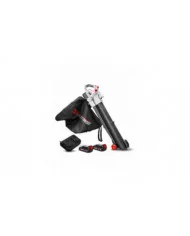 Aspirateur souffleur broyeur rechargeable 2x20V avec batteries 2Ah ...