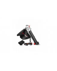 Aspirateur souffleur broyeur rechargeable 2x20V avec batteries 4Ah ...