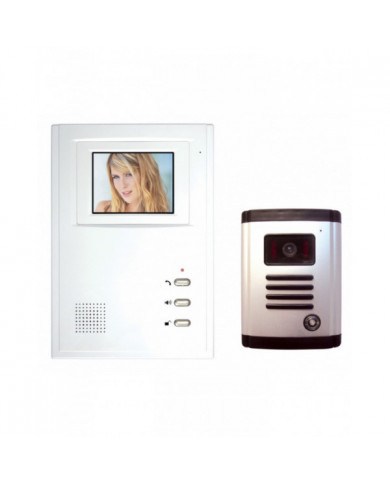 Interphone vidéo noir et blanc équipé d’un écran n ELEM Technic -  ...