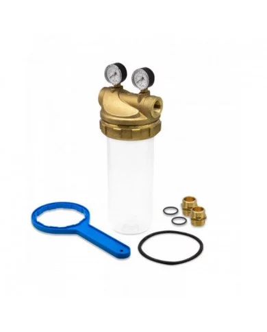 Filtre pro seul laiton et manomètres - Atlas Filtr VITAL -  7910004...