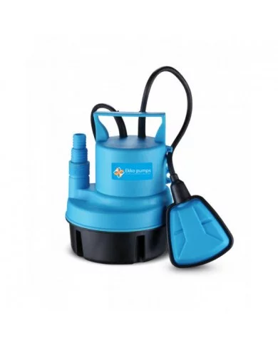 Pompe vide caves pour eaux claires 200W équipée d un flotteur - Ekk...