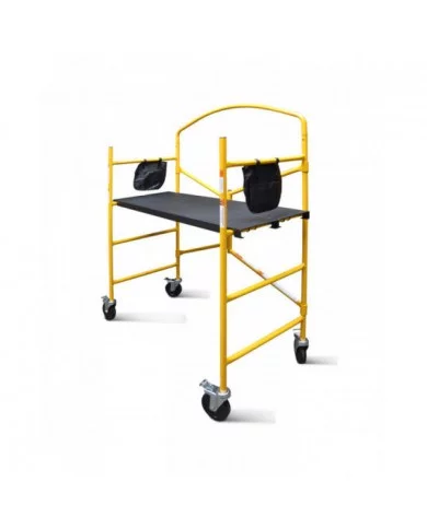 Échafaudage pliant en acier, charge max 225 kg, hauteur max 90 cm -...