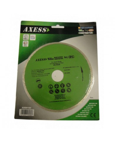 Disque diamant à eau diamètre 180mm - Axess AXESS -  AXDD180 : Acce...