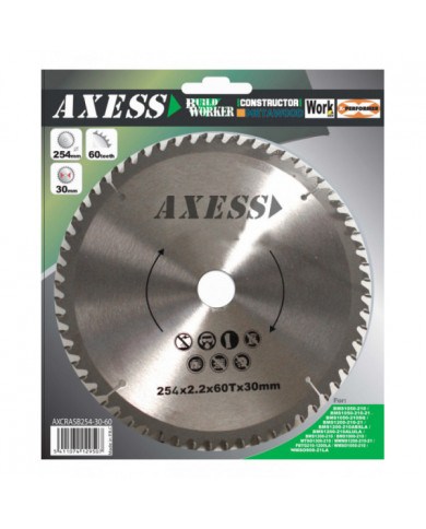 Lame pour scie à onglets 254mm - Axess AXESS -  AXSB254-60 : Access...