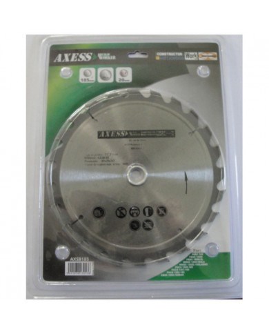Lame de scie à bois 185mm - Axess AXESS -  AXSB185 : Accessoires | ...