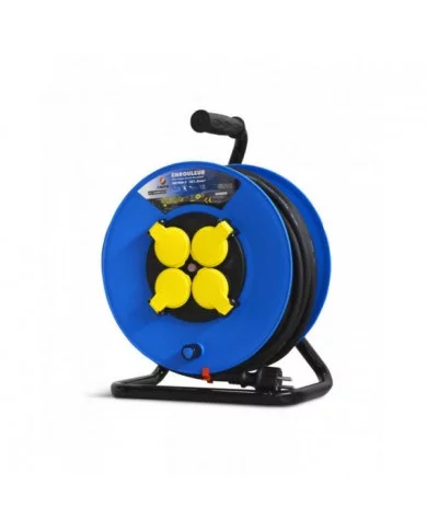 Enrouleur 4 prises - cable h07en-3g1.5mm²-25m - I-watts Pro I-WATTS...