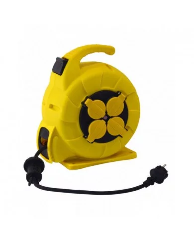 Enrouleur électrique 4 prises 10m-3g1.5mm I-WATTS PRO -  I-EE4DA07-...