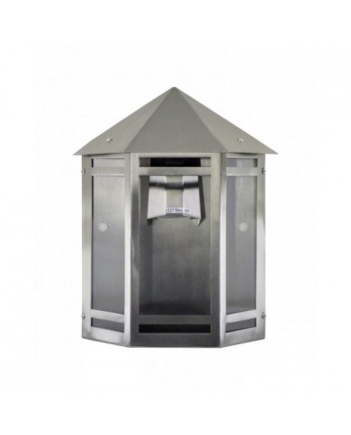 Demi applique Inox E27 60W - I-Watts Outdoor I-WATTS OUTDOOR LIGHTI...