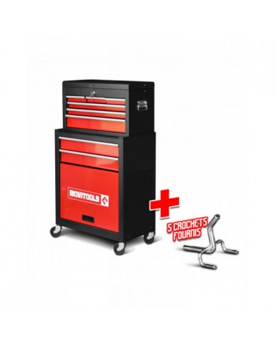 Servante métallique 2 parties - Movitools MOVITOOLS -  SAM221 : Ser...