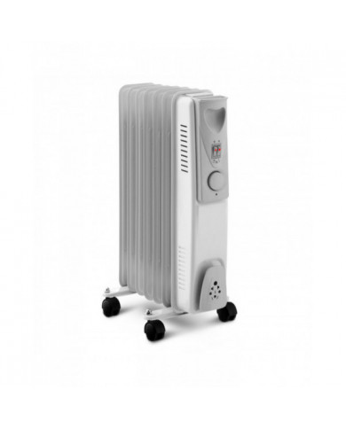 Radiateur bain d'huile 1500W 7 éléments - Warm Tech WARM TECH -  WT...