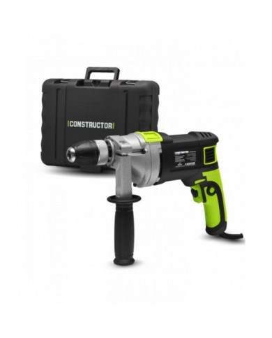 Perceuse à percussion 850W mandrin auto. 13mm CONSTRUCTOR -  CTID85...