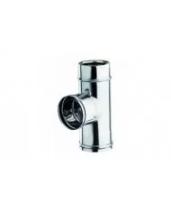 Raccord à T réduit SP diam.80 fem. - Warm Tech WARM TECH -  PAP-TDP...
