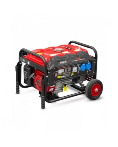 Groupe électrogène max 3000W avec roues - 2 prises - AVR - Essence ...