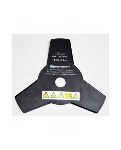 Lame 3 dents pour débroussailleuse Elem Garden ELEM Garden Technic ...