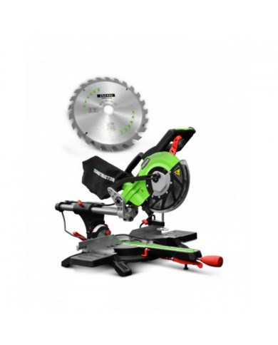 Scie onglets radiale 1800w-210mmavec laser et double inclinaison - ...